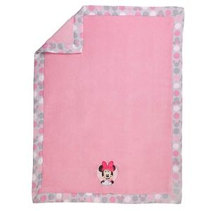 Minnie Mouse Polka Dots Plush Blanket